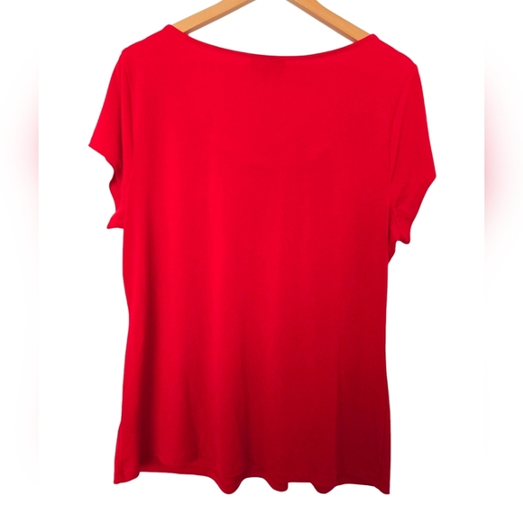 Worthington Women's Red Top Size 1x - Picture 2 of 3